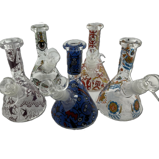 Mini Roots and Peeps 6" Water Pipe 1 Count Assorted