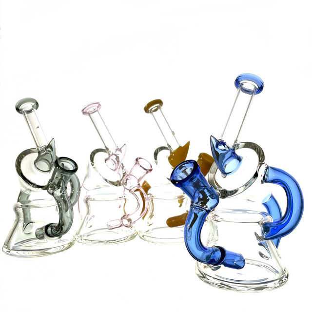 Thorny Horny Recycler Water Pipe 6.3"