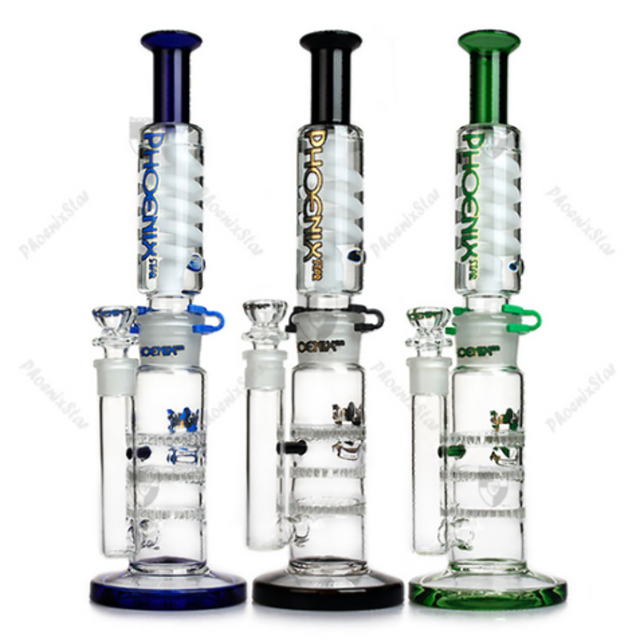 Glycerin Phoenix 14" Water Pipe 1 Count Assorted Color