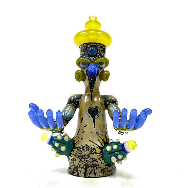 Aaron Brooks and Creep Glass Peyote Sight Eagle