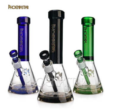Phoenix Glass 12" Beaker Extra Heavy Assorted Color - 1 Piece