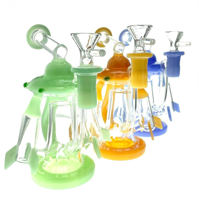 UFO Rocket Water Pipe 7" Assorted Color