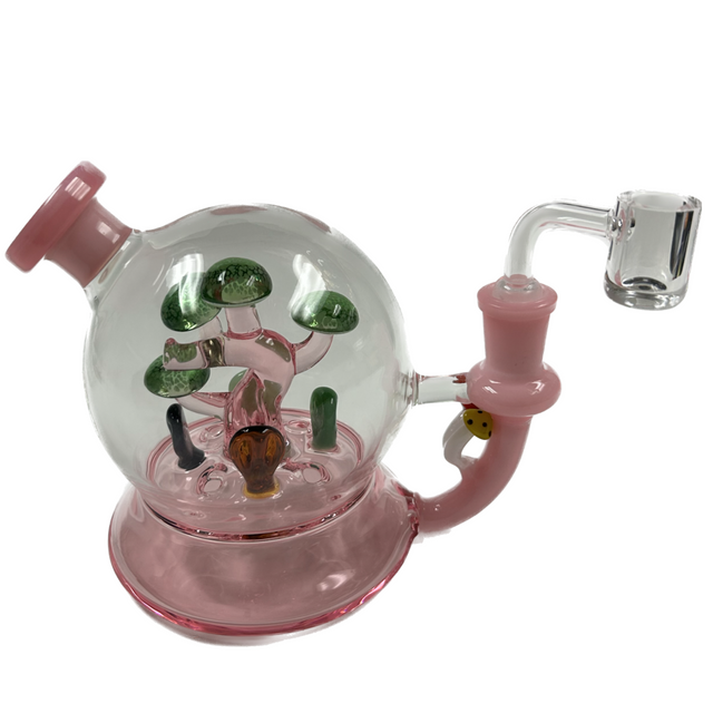 Mushroom Globe 5.5" Water Pipe 1 Count Assorted