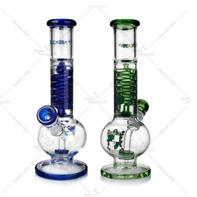 Straight Ball Freezer Glycerin Phoenix 10" Water Pipe