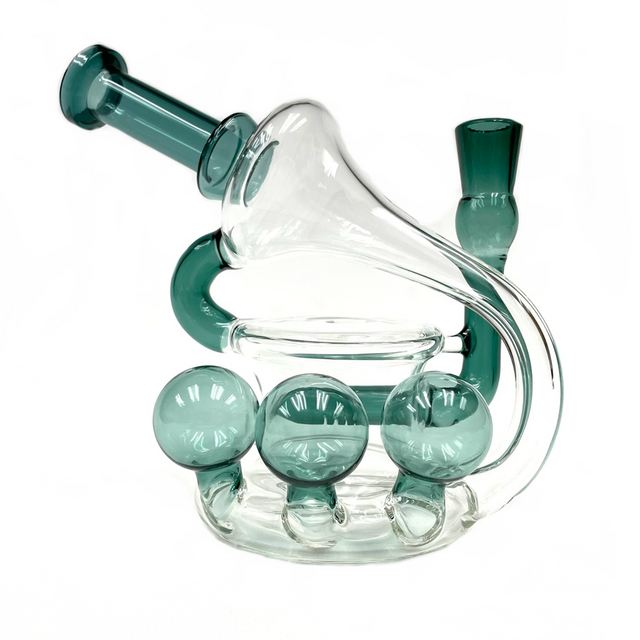 Phonograph Glass on Glass 6.5" 14mm 1 Count Assort
