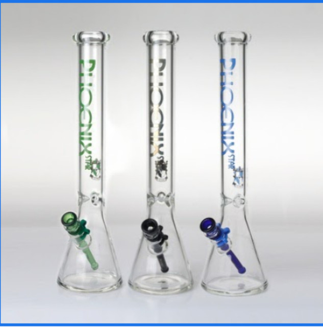 Phoenix Beaker Glass Water Pipe 18"