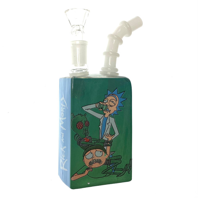 The Juice is Loose Again 8" Juicebox Style Glass Waterpipe