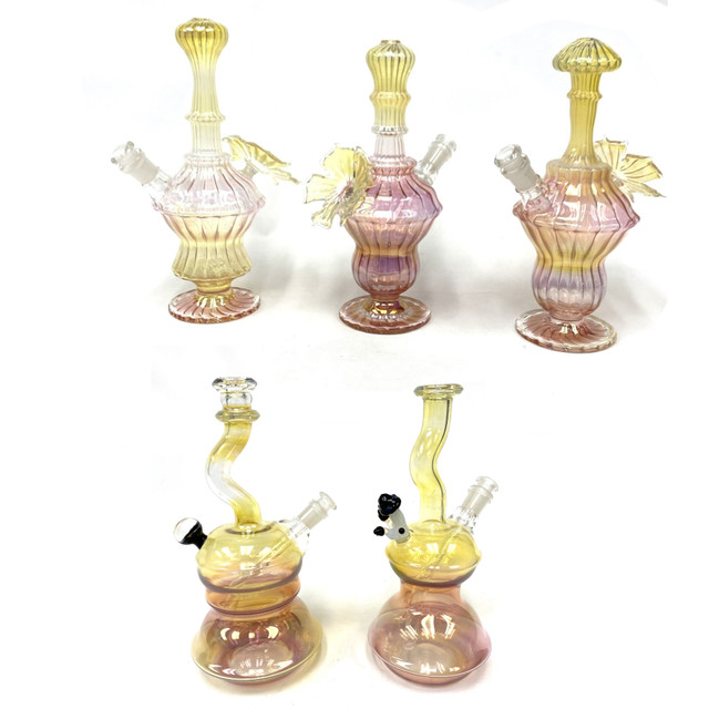 Fumed Juicebox Waterpipe 11-12" Colorado Blown 1 Piece Assorted